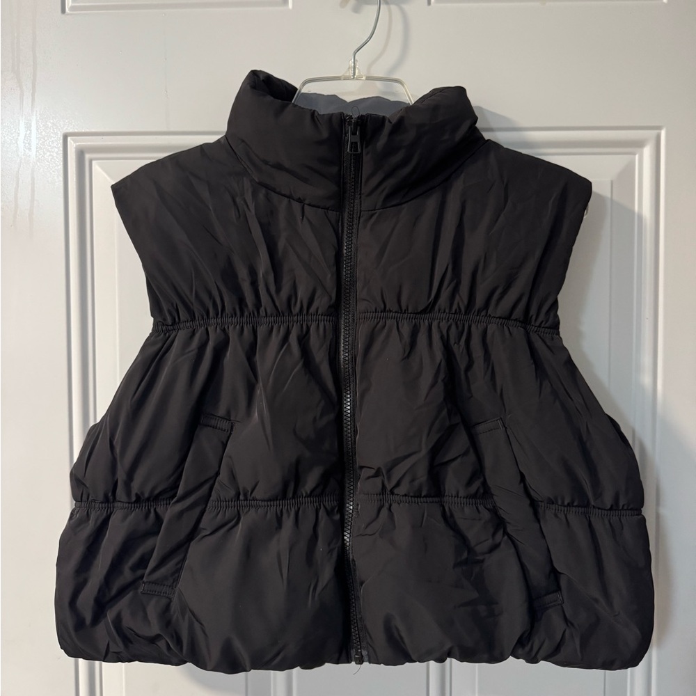 H&M Black Quilted Vest